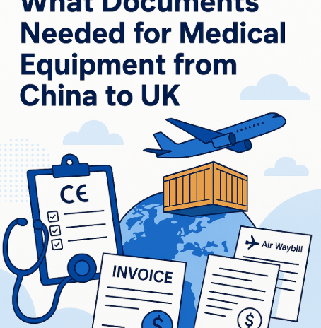 what documents needed for medical equipment from china to uk