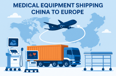 medical equipment shipping china to europe
