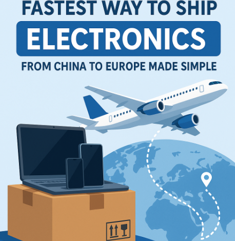 fastest way to ship electronics from china to europe