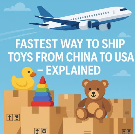fastest way to ship toys from china to usa
