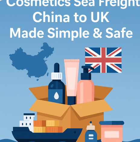 cosmetics sea freight china to uk