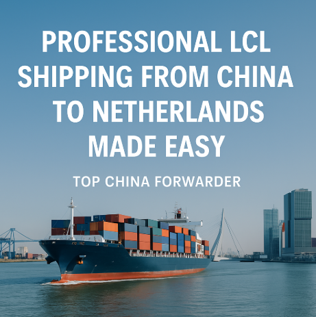 professional LCL shipping from China to Netherlands
