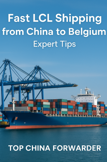 fast LCL shipping from China to Belgium