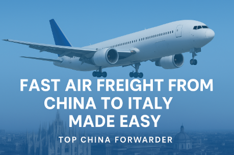 fast air freight from China to Italy