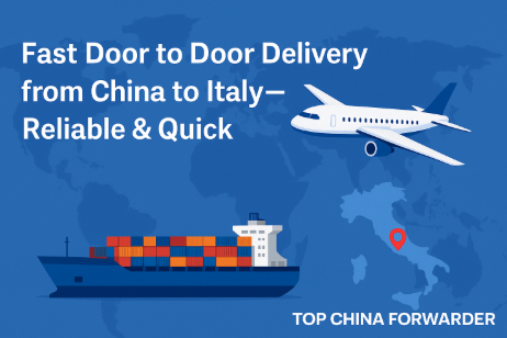 fast door to door delivery from China to Italy