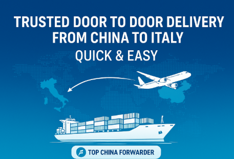 trusted door to door delivery from China to Italy