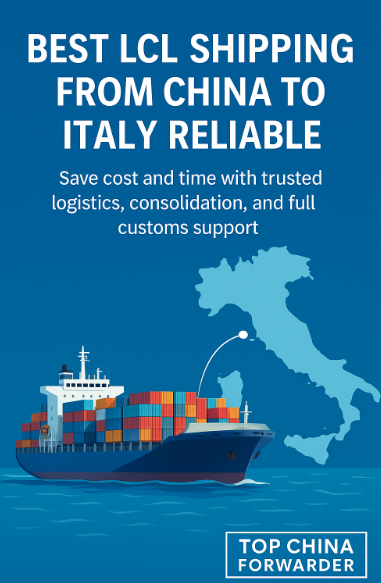 best LCL shipping from China to Italy