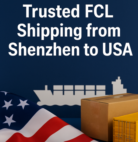 trusted FCL shipping from Shenzhen to USA