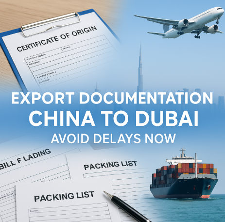 export documentation china to dubai