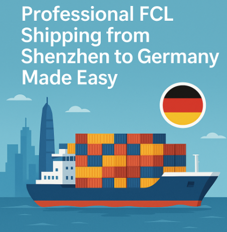 professional FCL shipping from Shenzhen to Germany