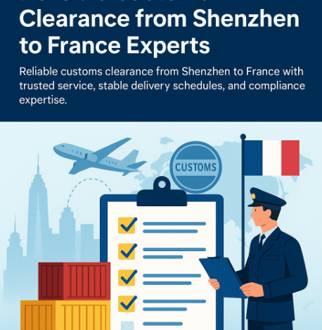 reliable customs clearance from Shenzhen to France