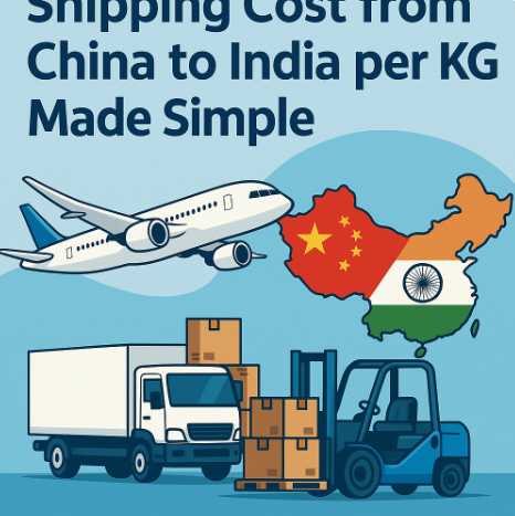 shipping cost from china to india per kg