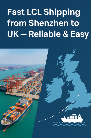 fast LCL shipping from Shenzhen to UK