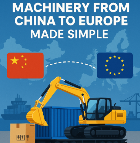 best way to ship machinery from china to europe