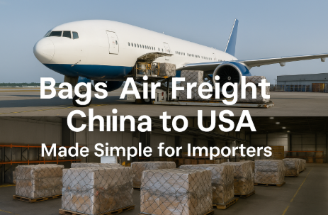 bags air freight china to usa