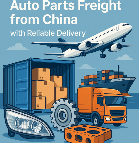 auto parts freight from china
