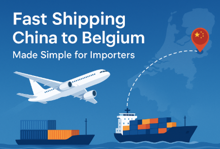 fast shipping china to belgium
