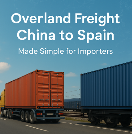 overland freight china to spain