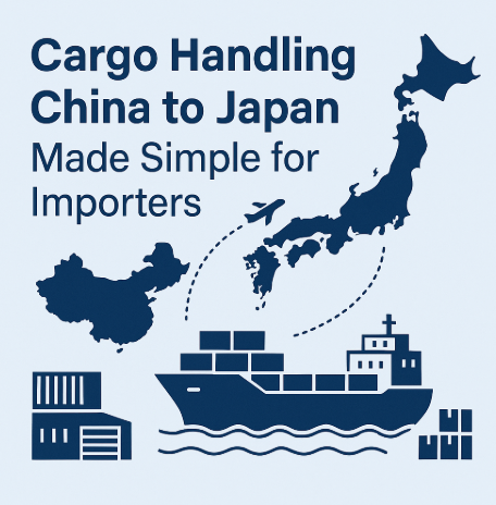 cargo handling china to japan