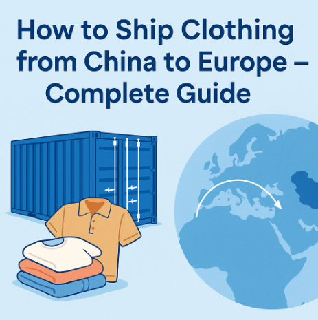 how to ship clothing from china to europe