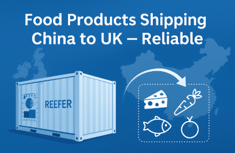 food products shipping china to uk