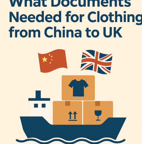 what documents needed for clothing from china to uk