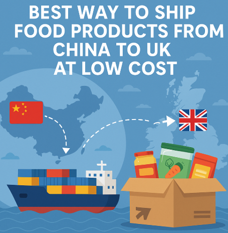 best way to ship food products from china to uk