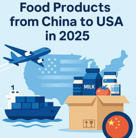 how to ship food products from china to usa