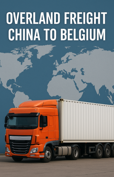 overland freight china to belgium