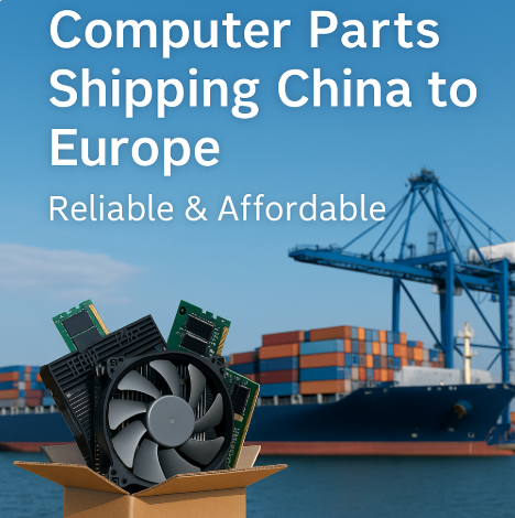 computer parts shipping china to europe