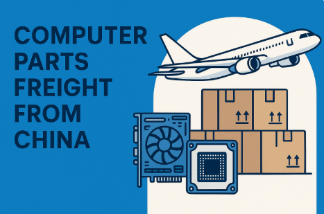 computer parts freight from china