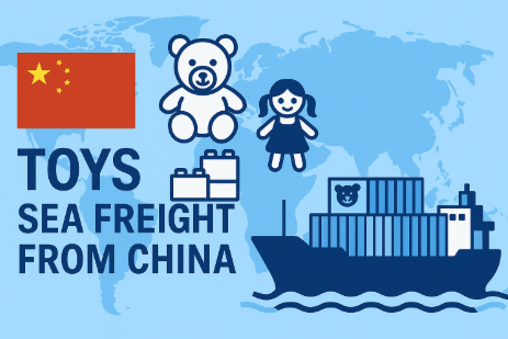 toys sea freight from china