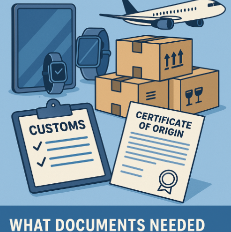 what documents needed for electronics from china to uk