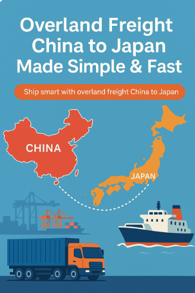 overland freight china to japan