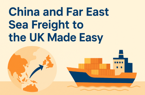 china and far east sea freight to the uk