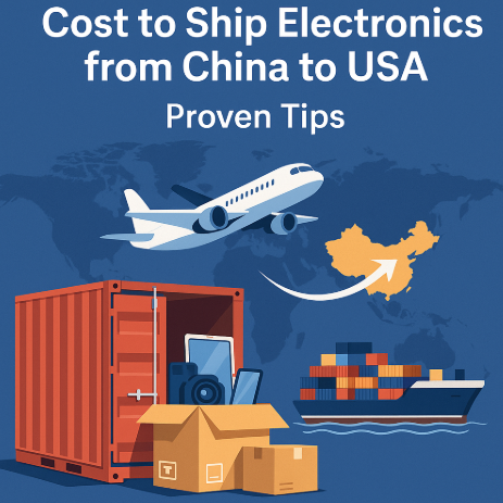cost to ship electronics from china to usa