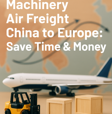 machinery air freight china to europe