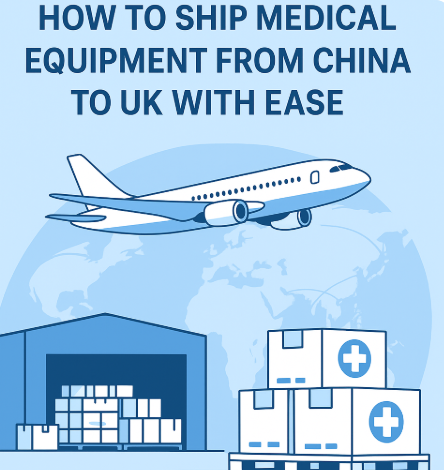 how to ship medical equipment from china to uk