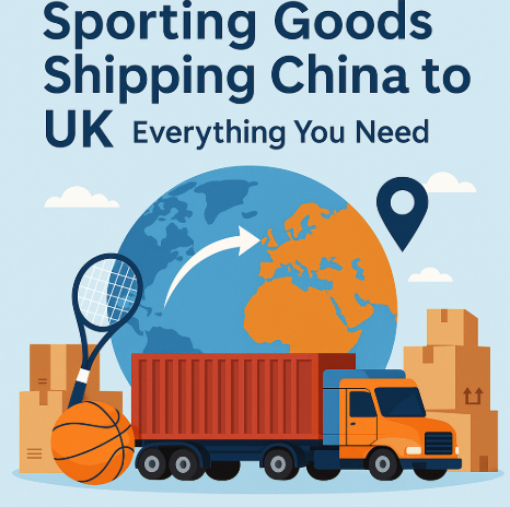 sporting goods shipping china to uk