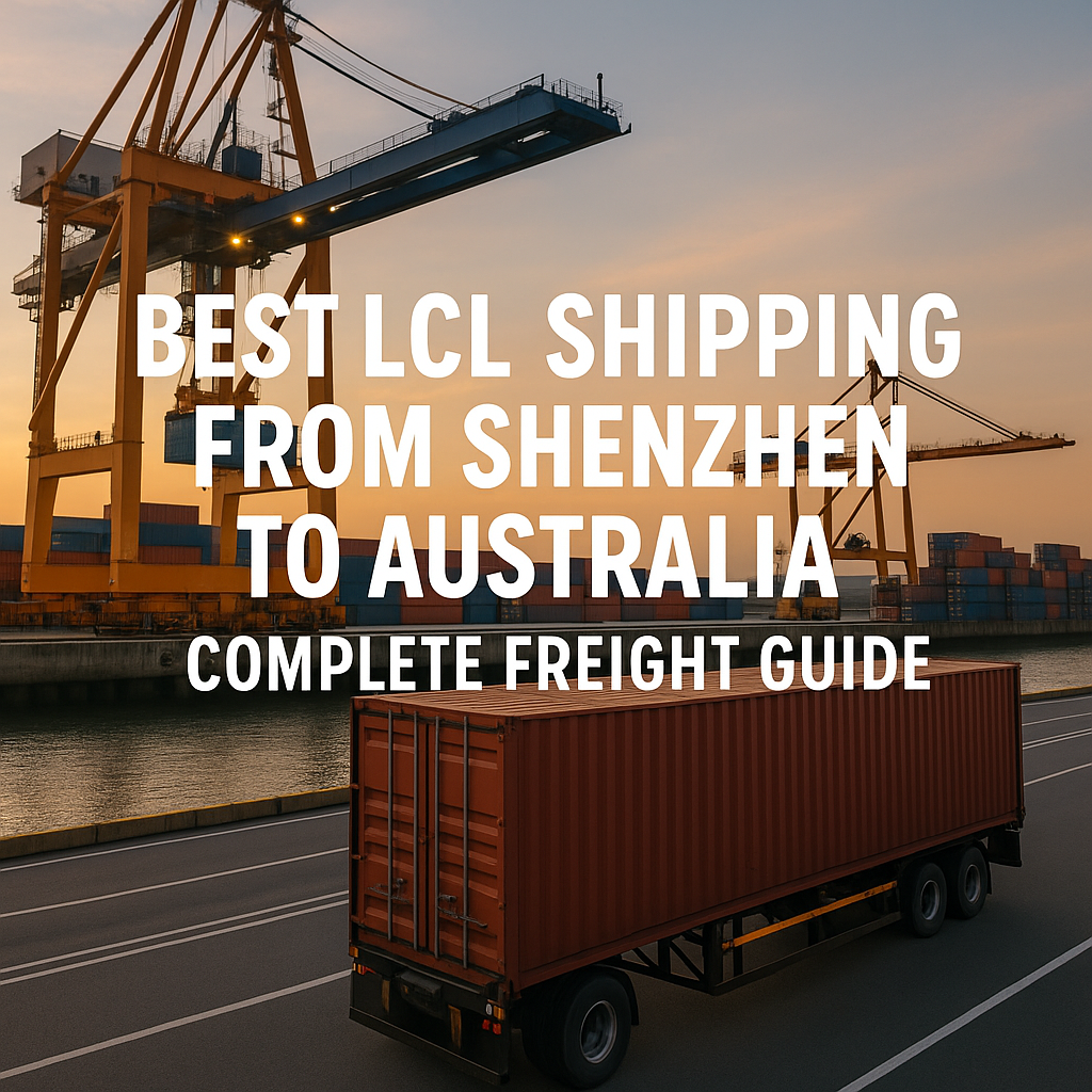 best LCL shipping from Shenzhen to Australia