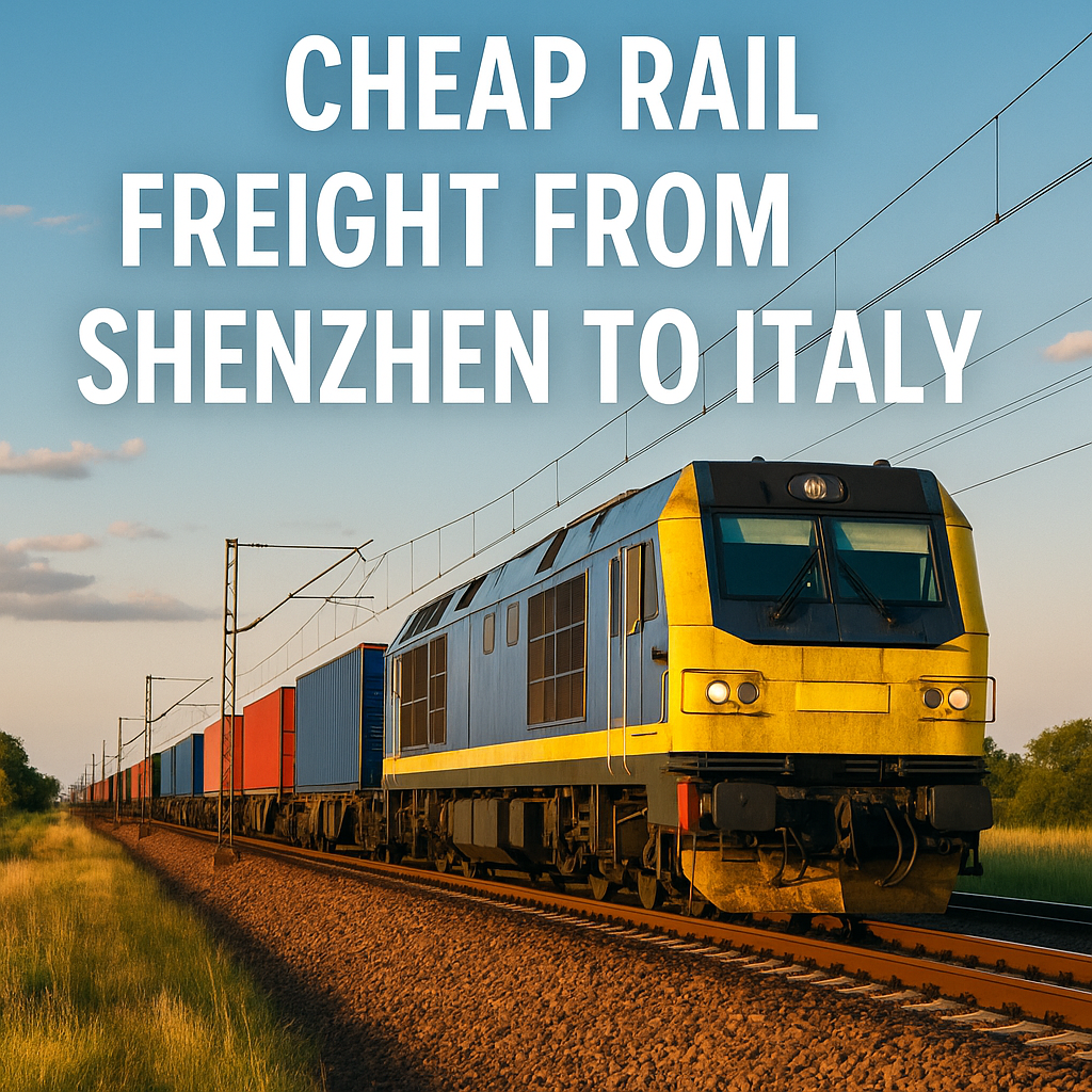 cheap rail freight from Shenzhen to Italy