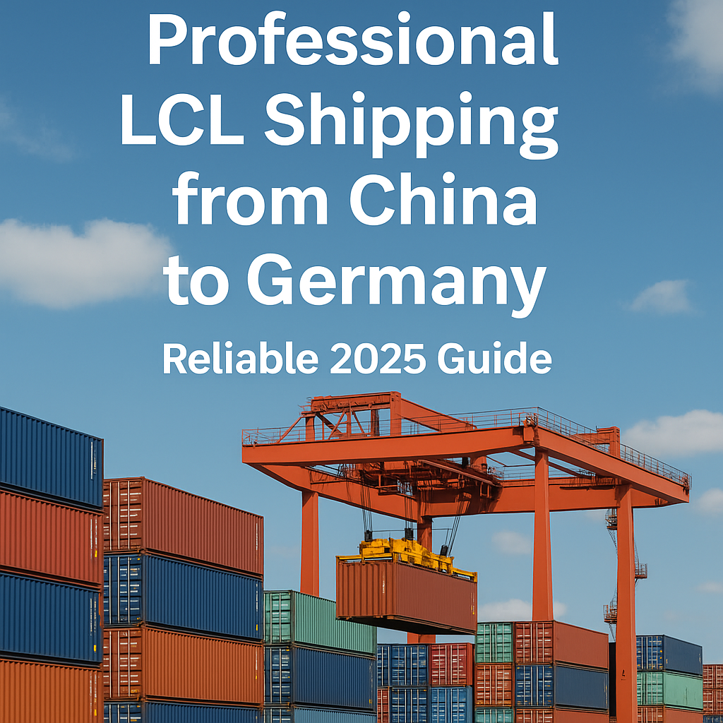 professional LCL shipping from China to Germany