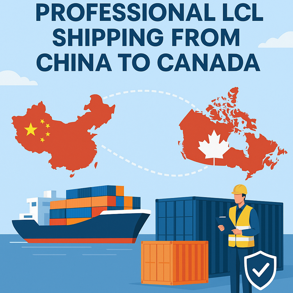 professional LCL shipping from China to Canada