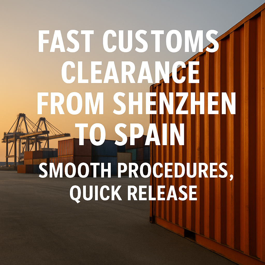 fast customs clearance from Shenzhen to Spain