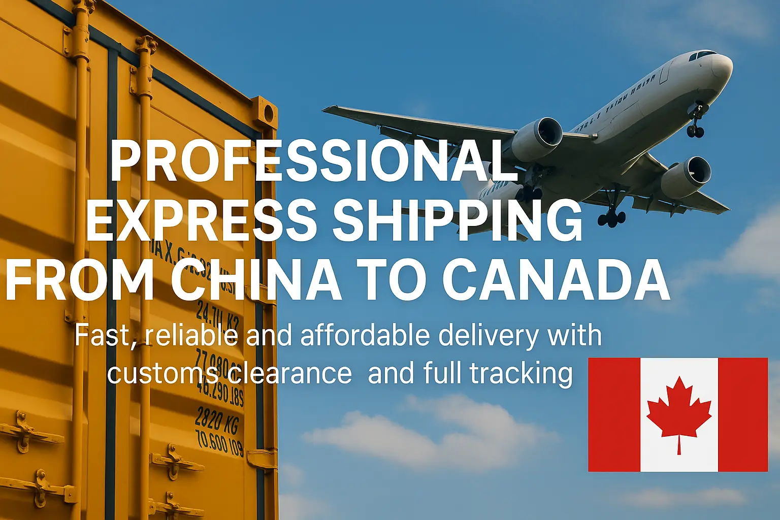 professional express shipping from China to Canada
