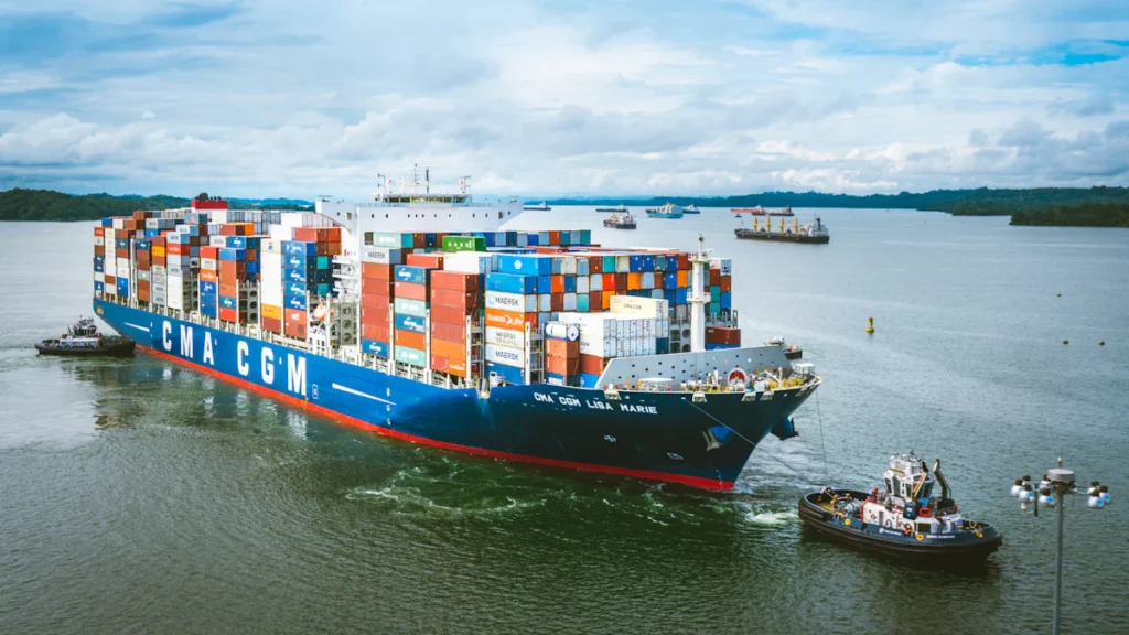 time to ship food products from china to usa