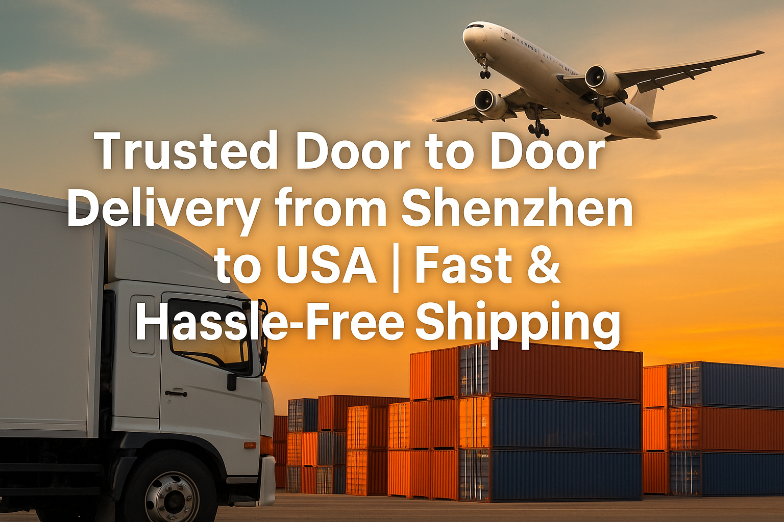 trusted door to door delivery from Shenzhen to USA