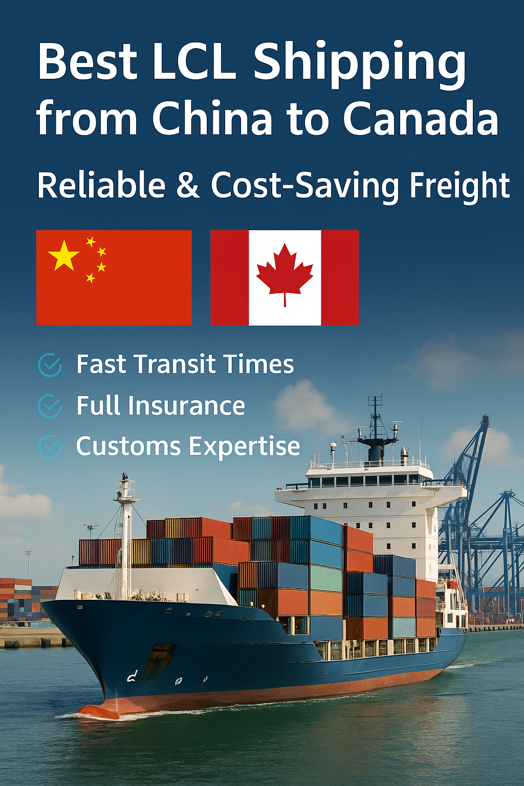 best LCL shipping from China to Canada