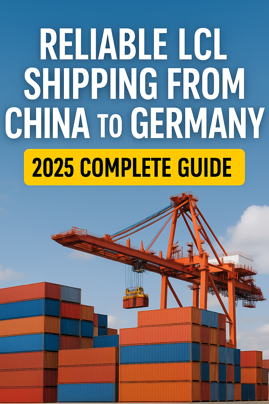 reliable LCL shipping from China to Germany