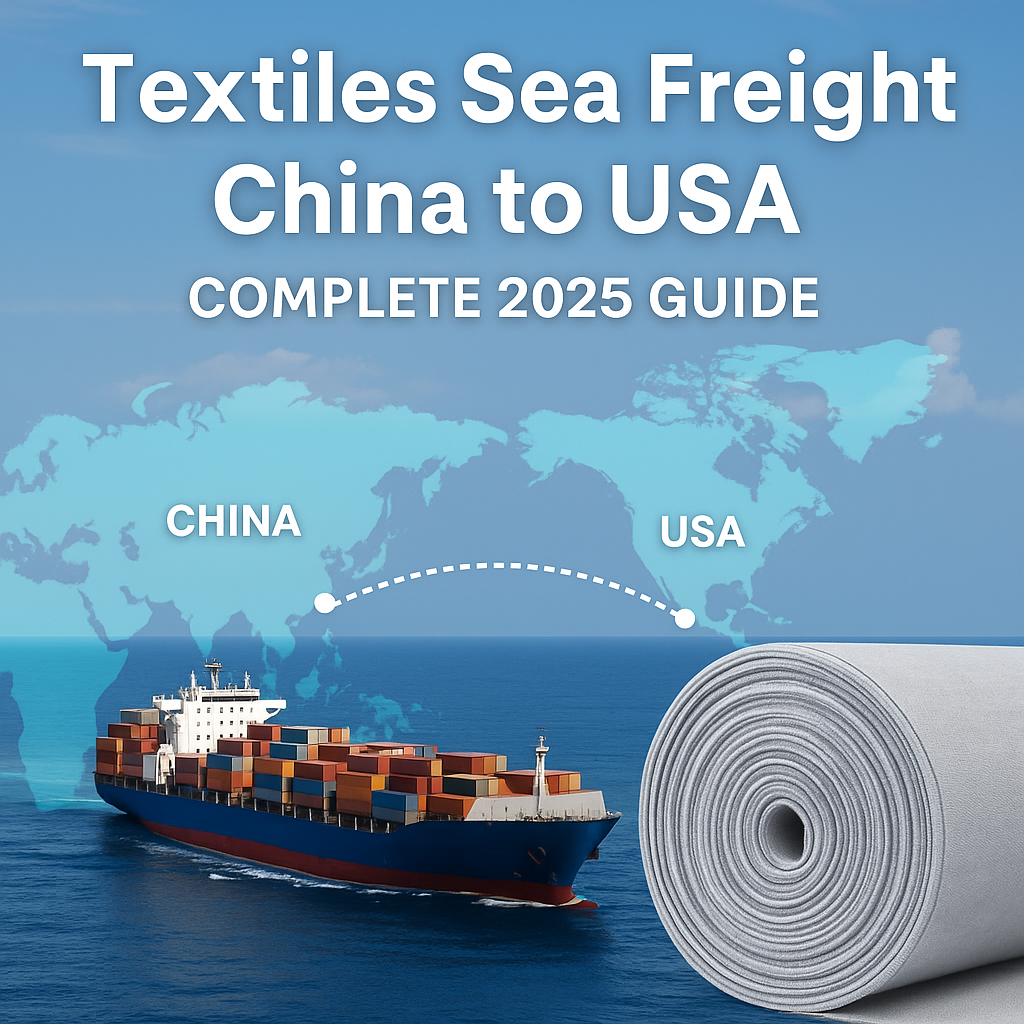 textiles sea freight china to usa